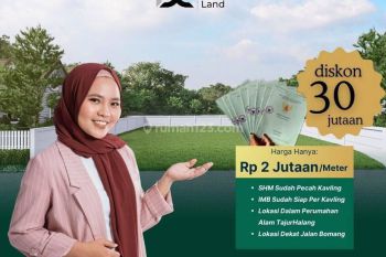 Tanah Kavling SHM Siap Dalam Perumahan di Tajurhalang