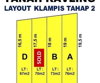 Tanah Kavling Klampis Surabaya Dkt Manyar Kertajaya Semolowaru Strategis dan
