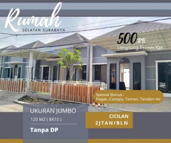 RUMAH READY BATAS SURABAYA TANPA DP TANPA UTJ