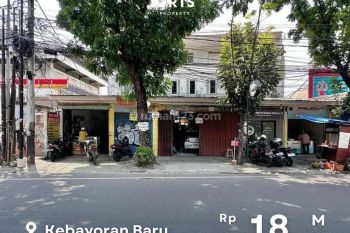 For Sale Bangunan Komersil Pinggir Jalan Raya di Kebayoran Baru
