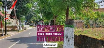 JUAL Tnh Pekarangan, Depan RS Griya Husada KOTA MADIUN, Mantapp