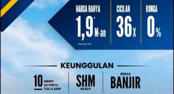Gudang Murah Tanpa DP dan Bunga Kawasan industri , Paluh Cahaya Mas
