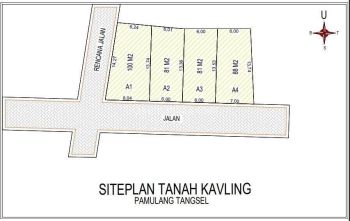 Tanah Pekarangan Dekat Universitas Pamulang SHM Ready