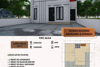 Dijual Rumah Scandinavian Baru Tengah Kota Kudus Jateng