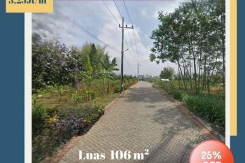 Tanah Murah Surat SHM Area Joyoagung Kota Malang Luas 106 m2