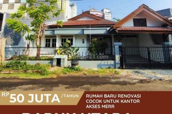 Disewakan Rumah 1 Lantai Bersih Terawat Baruk Utara Dekat Merr