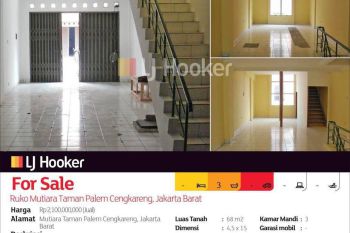 Ruko Mutiara Taman Palem Cengkareng, Jakarta Barat