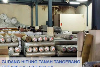 Gudang Hitung Tanah Dijual Cepat Di Jurumudi Tangerang