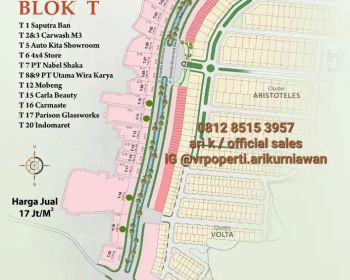 Kavling tanah komersial gading serping by summarecon big brand join !!