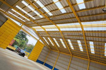 Kapuk Kamal raya Gudang baru luas bangunan 500meter