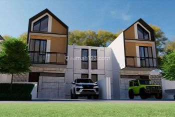 Rumah 2lantai SHM Jln Raya Setu Cigelam Bekasi Setu, Bekasi, Jawa Barat