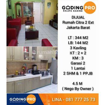 Dijual Rumah Citra 2 extension, Jakarta Barat