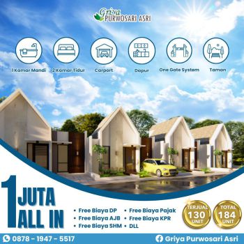 1JUTA ALL IN DAPET RUMAH 
