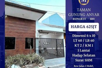 Rumah Taman Gununganyar Murah Bebas Banjir Dkt Medokan Tenggilis Semolowaru