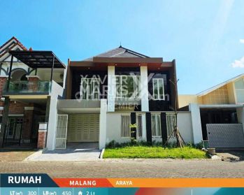 Rumah Megah Dan Mewah Baru 2 Lantai View Golf Di Araya Malang Bp1134
