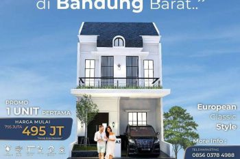Promo Awal Tahun Rumah 2 Lantai Harga 400Jutaan