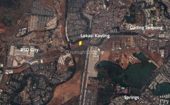 Disewakan Kavling Komersil di Jalan Boulevard Bsd City