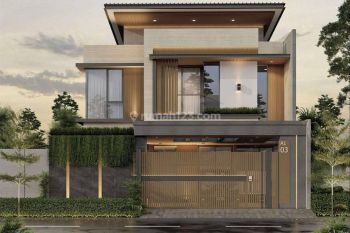 Rumah Semi Furnished Modern Kontemporer Tropis di BSD
