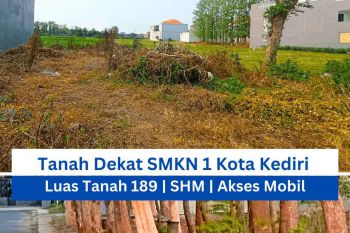 JUAL CEPAT Tanah di Mojoroto Kota Kediri