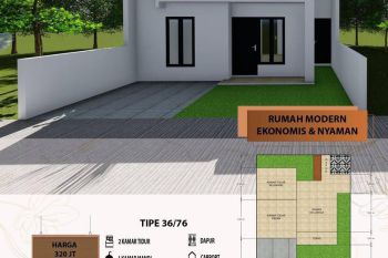 Dijual Rumah Baru Desain Modern Type 36 SHM Kudus Jateng