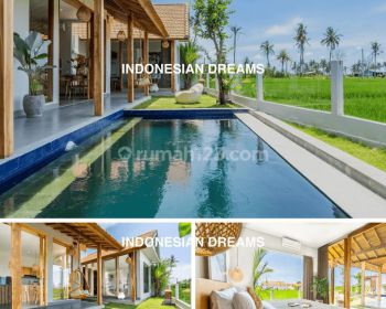 Villa 2 Br di Seseh Dengan View Sunset Dan Sawah
