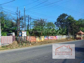 Tanah Luas Lokasi Bagus Pinggir Jalan Raya Narogong