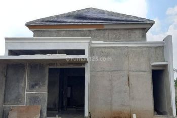 Rumah 2 Lt Desain Bali Strategis Termurah di Tapos, Depok
