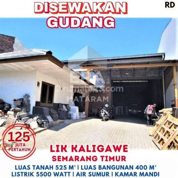 Gudang siap pakai di Lingkungan Industri Kecil Kaligawe Semarang