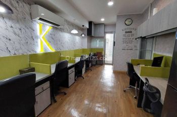 DISEWAKAN SPACE PERKANTORAN FULLY FURNISHED MINIMALIS DI PUSAT KOTA KEMAYORAN di