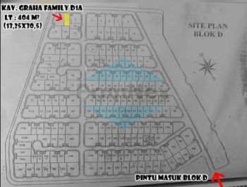 Graha Family Blok D dekat Pakuwon