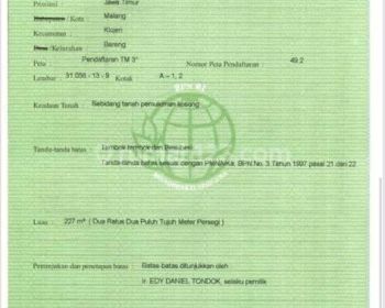 tanah ijen nirwana lokasi strategis, lingkungan elit,aman, tengah kota malang