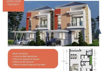 Ready rumah idaman cuman 3menit ke mall Ringroad city walk