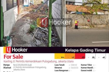 Kavling Jl. Perintis Kemerdekaan Pulogadung, Jakarta Utara