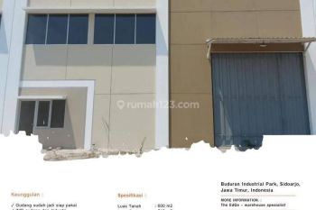 Tanah Industri Bangunan Sudah Jadi Siap Pakai Buduran Sidoarjo