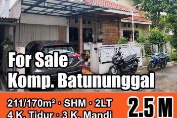 Dijual Rumah Kondisi Terawat Disekitar Batununggal Bandung