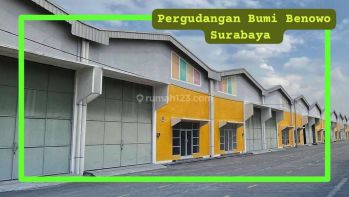 Gudang di Pergudangan Bumi Benowo Surabaya , Surabaya 300 m Baru HGB