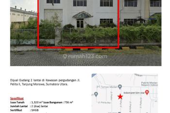 Dijual Gudang di Tanjung Morawa, Medan