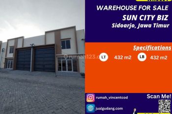 Gudang Murah Masuk Kawasan di Sun City Biz Sidoarjo Pro Edge