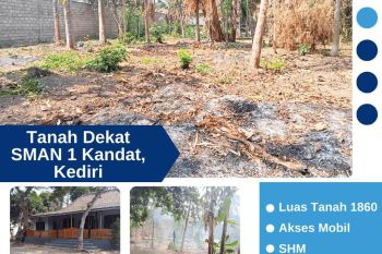 Tanah dan Bangunan Murah Dekat Jl. Propinsi Kediri - Blitar