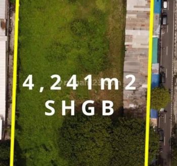 Dijual Tanah di Senen Raya. Jakarta Pusat