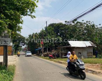 Tanah Pinggir Jalan Raya Dijual Area Depok Cinangka Dekat Tol