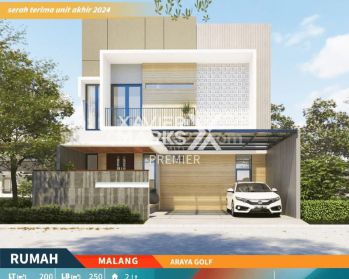M067 Rumah Dijual Baru Gress di Araya Golf, Araya, Malang