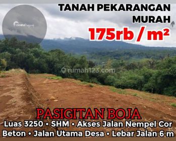 Tanah Pekarangan Murah di Boja Kendal