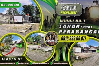 Tanah Pekarangan Siap Bangun