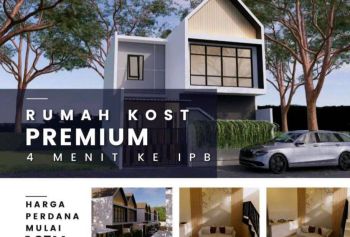 Jual Rumah Kost LT. 91m² 4 Menit Gerbang UTAMA IPB 10 KT + Furnished Autopilot