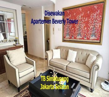 Apartemen Beverly Tower Dua Kamar Siap Huni Area TB Simatupang