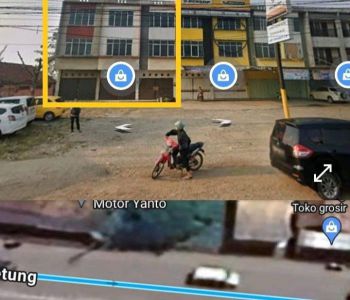 Di Sewakan 3 Unit Ruko Gandeng 3,5 Lantai Di Jalan Palembang Pangkalan Balai KM