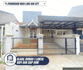 Dijual Rumah Baru Griya Loka 1 Lantai Siap Huni Di Bsd