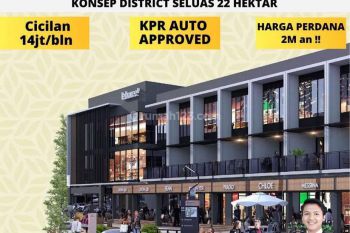Ruko Dijual 2 Lantai Samping Jalan Boulevard Gadung Serpong BSD
