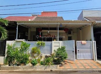 Dijual Rumah Hadap Taman Cluster Ifolia Kota Harapan Indah Bekasi